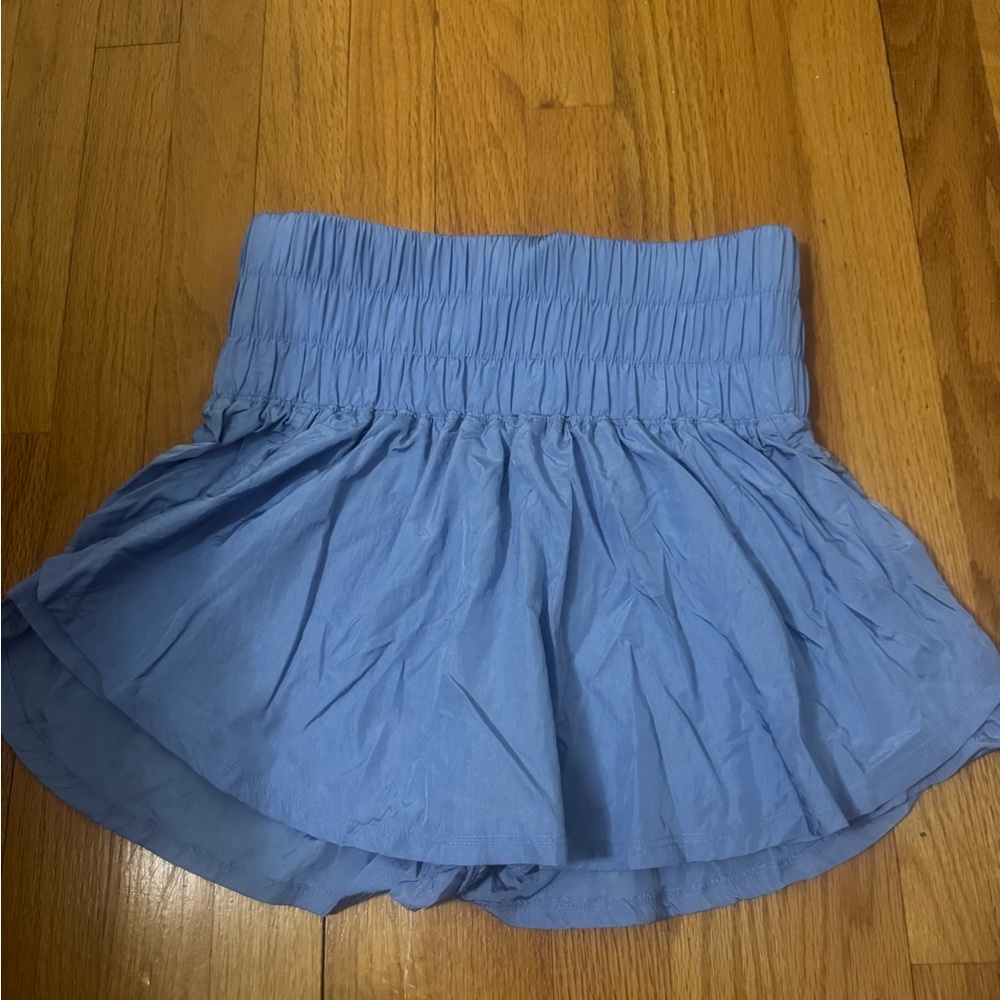 FP Movement by Free People Shimmering Blue Skirt